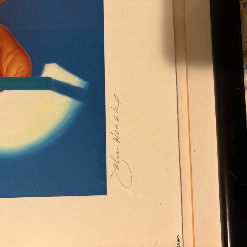 Disney Mickey Mouse RARE real deal here! John Henche Millennium with Cert.
